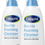سيتافيل منظف رغوي لطيف خالي من الزيوت للبشرة الجافة الى العادية والحساسة، عبوة من قطعتين، 8 اونصة، مصنوع من الجلسرين وفيتامينات B5 وE، تم اختباره من قبل اطباء الجلدية، لا يسبب الحساسية، خال من الصابون