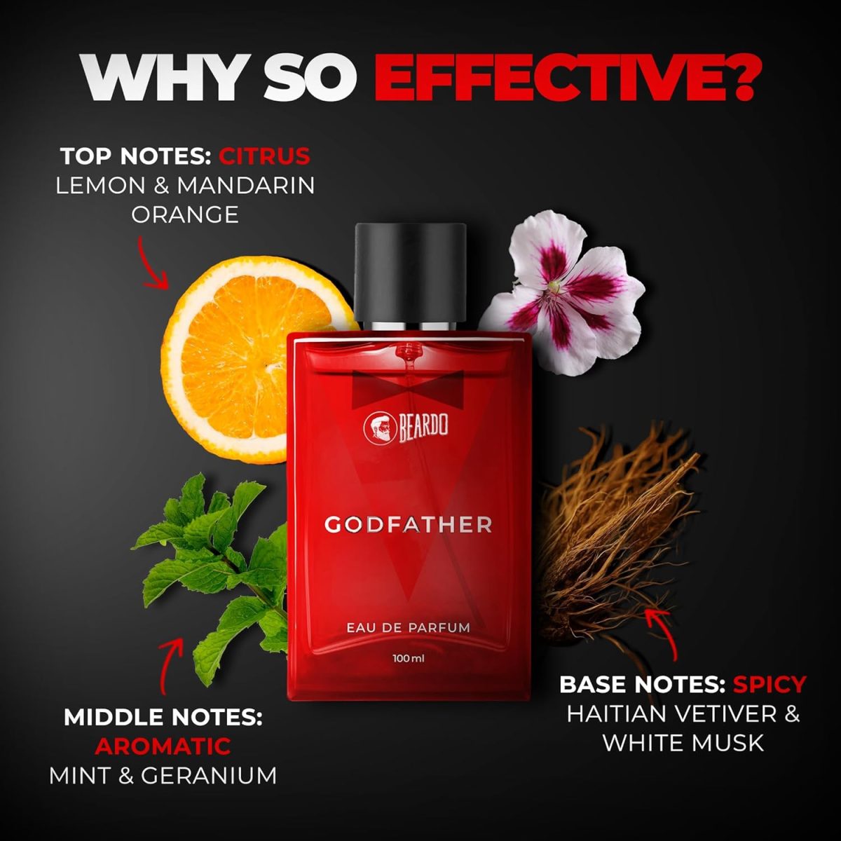 ⁦بيردو عطر جود فاذر للرجال، 100 مل | عطر عطري حار يدوم طويلا | بخاخ للجسم للتاريخ الليلي، هدية مثالية⁩ - الصورة ⁦4⁩