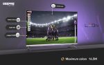 ⁦جيباس تلفزيون LED رفيع GLED3201EHD مقاس 32 بوصة مع جهاز تحكم عن بعد ومنافذ HDMI وUSB ووضع ايه في ومقبس موبايل ومدخل صوت للكمبيوتر ومنفذ VGA وتقنية توفير الطاقة وصوت ديناميكي وكفالة لمدة عام من الشركة⁩ - الصورة ⁦4⁩