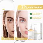 ⁦تونر حمض الجليكوليك: حمض الجليكوليك 7% لتقشير البشرة وعيوب البشرة وإزالة حب الشباب مناسب للبشرة الدهنية المختلطة⁩ - الصورة ⁦2⁩