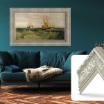 اطارات تلفزيون ديكو - لؤلؤي توسكان متوافق فقط مع تلفزيون سامسونج ذا فريم (يناسب تلفزيون 2021-2022 فريم تي في، 55 انش)