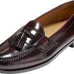 حذاء لوفر بكعب مسطح وشراشيب مضغوطة للرجال من كول هان