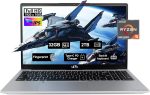لابتوب العاب 15.6 انش FHD IPS ومعالج AMD رايزن 5 6600H و32GB DDR5 RAM و2TB SSD (افضل من i5-12450H حتى 4.5GHz)، وحدة معالجة رسومات جرافيكية 660M 6 نوى، 100 واط نوع C، بصمة اصبع، كيبورد باضاءة خلفية،