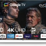 امبيكس تلفزيون جوجل QLED 65 بوصة (evoQ 65S4QLC2R120) | تلفزيون 4K UHD، 120Hz DLG، دولبي فيجن واتموس | ذاكرة RAM 2GB + روم 16GB | HDMI ARC/eARC | واي فاي وبلوتوث وجهاز تحكم صوتي | ALLM | ضمان عامين