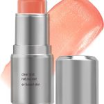 قلم هايلايتر من لبوي لوف، بلشر لامع للوجه مع لمسة نهائية لامعة مائية للبشرة الزجاجية، مرطب خفيف طبيعي شفاف، مكياج متعدد الاستخدامات، سهل المزج ويدوم طويلا (#03 برتقالي)