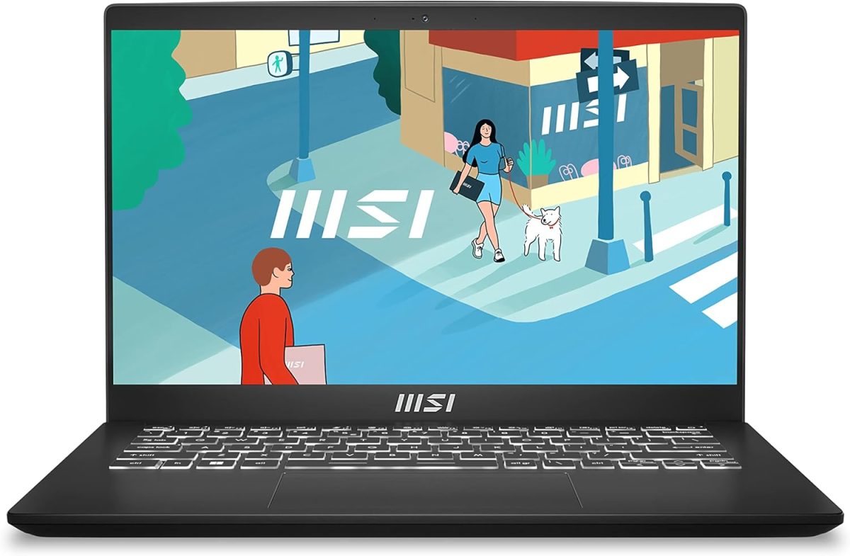 MSI لابتوب مودرن 14 14 انش: انتل كور i5-1155G7، انتل ايريس اكس اي، 8GB DDR4، 512GB NVMe SSD، وضع مسطح 180 درجة، USB نوع C، قارئ بطاقات MicroSD، ويندوز 11 برو، اسود كلاسيكي C11M-065US