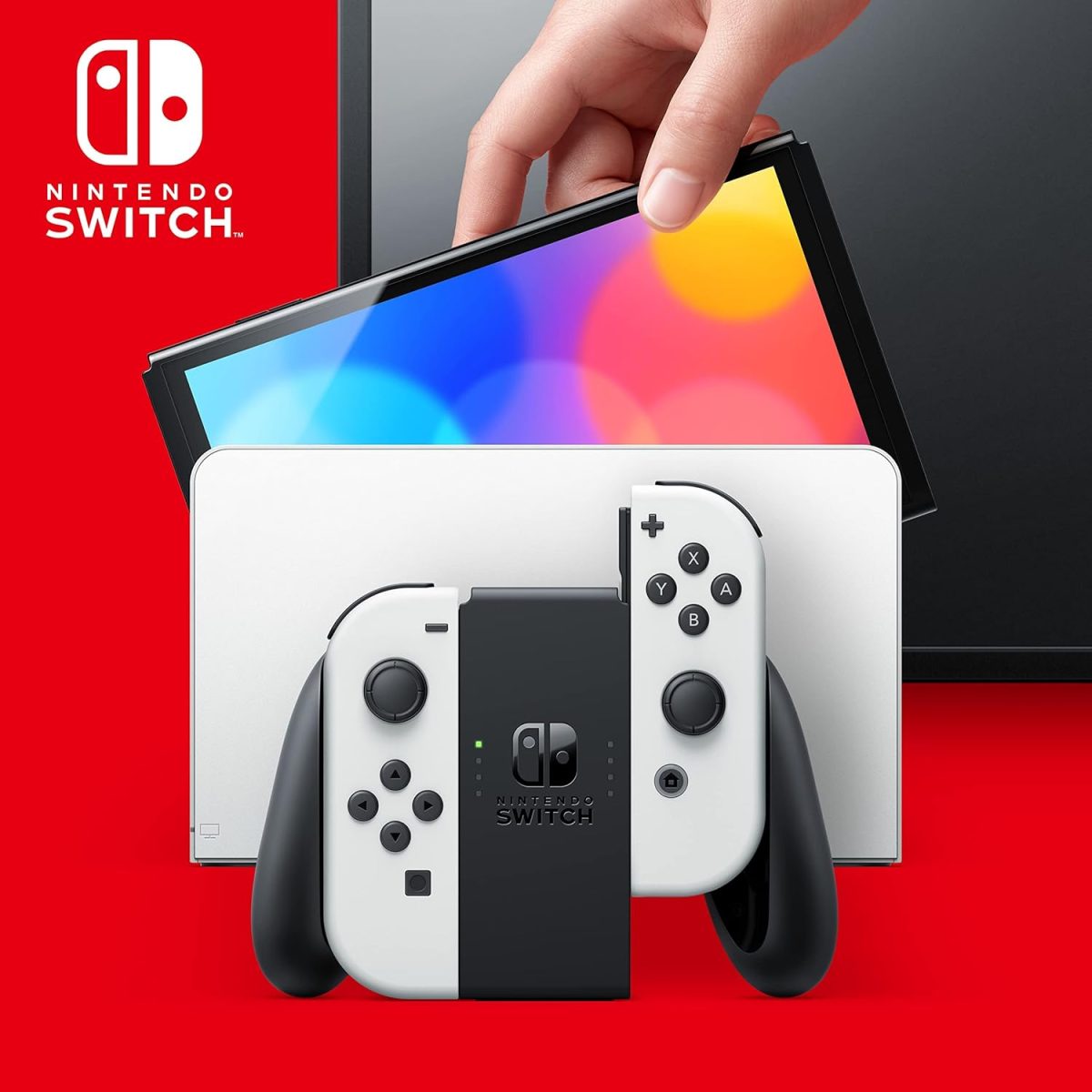 ⁦Asefuoirk Console – Modello OLED Bianco - schermo OLED 7" - 64GB⁩ - الصورة ⁦8⁩