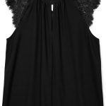 بلوزة دانتيل من فيرو مودا فميلا SL للنساء