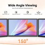 ⁦Yoidesu Portable LED TV 16 Inch, Digital TV 1080P with ATSC Tuner, Rechargeable Car TV LED Monitor Wide Screen Television, HDMI, USB, AV Input, Monitor, 4fgq5yza21⁩ - الصورة ⁦6⁩
