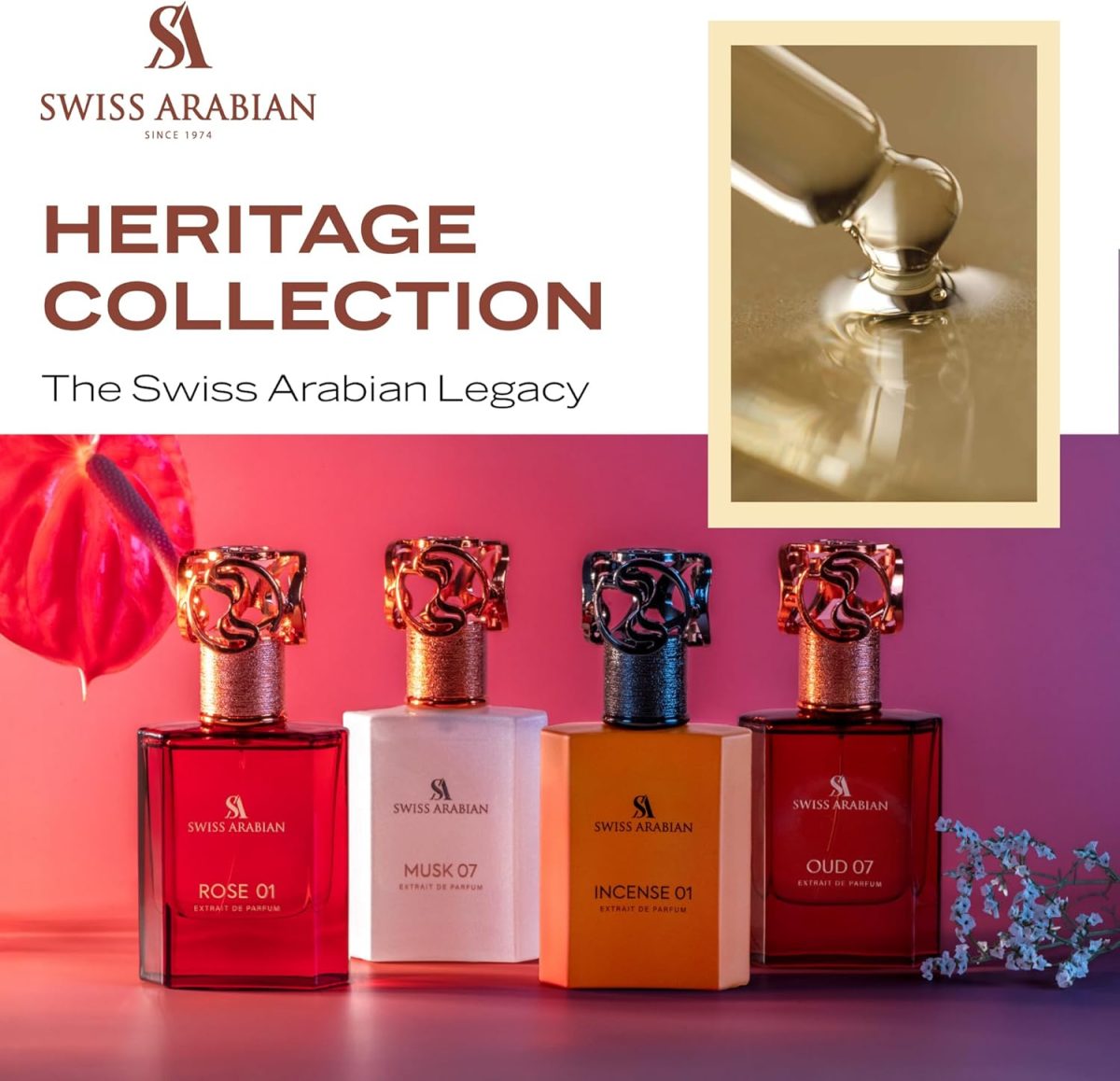 ⁦سويس اريبيان عطر انسينس 01 اكستريت دي بارفان، 50 مل، عطر عالي الجودة، عطر للجنسين، بخور منعش، عطر فاخر للنساء والرجال⁩ - الصورة ⁦6⁩