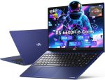 نيمو لابتوب العاب IPS FHD 15.6 انش، معالج AMD رايزن 5 6600H سداسي النواة 660M GPU 64GB DDR5 RAM 1TB SSD (افضل من i7-1165G7، حتى 4.5GHz) مع كيبورد باضاءة خلفية GaN نوع C 100 واط، ويندوز 11