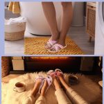 ⁦كاستويف 3 ازواج من شباشب المنزل من الكتان، شباشب داخلية صيفية جيدة التهوية للنساء، احذية كتان مفتوحة من الامام قابلة للغسل، مريحة غير قابلة للانزلاق للمنزل والفندق والسفر وغرفة النوم والطائرة (مقاس⁩ - الصورة ⁦2⁩