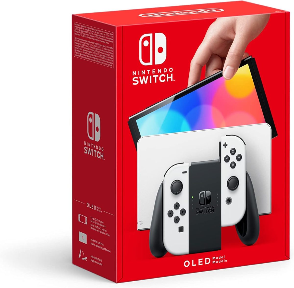 Asefuoirk Console – Modello OLED Bianco - schermo OLED 7" - 64GB