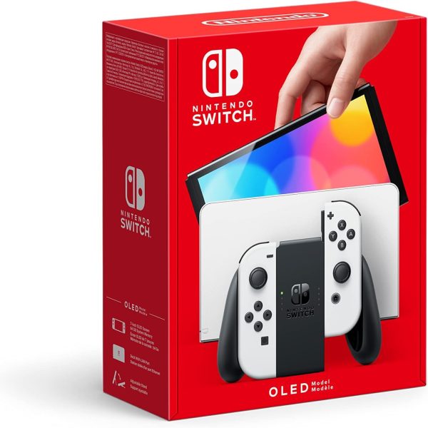 Asefuoirk Console – Modello OLED Bianco - schermo OLED 7" - 64GB