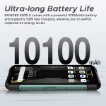 ⁦هاتف S200X متين 12GB+512GB شاشة IPS 6.75 انش اندرويد 14 10100mAh بطارية 33 واط ديمنستي 7050 ثماني النواة 5G ان اف سي⁩ - الصورة ⁦8⁩
