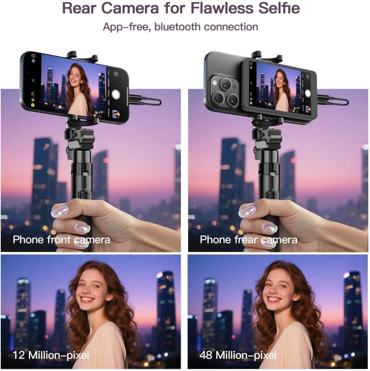⁦EGO Selfie Monitor Screen, Real-Time Screen Sharing, Screen Mirror Image, Portable Magnetic Display for Cameras & Phones, Easy Connection, Ideal for Vlogging & Content Creation⁩ - الصورة ⁦6⁩