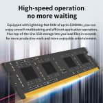 ⁦لابتوب العاب 15.6 انش FHD من نيوبيهير، انتل N95، SSD 512GB، ذاكرة RAM DDR4 16GB، بطارية 6000mAh، كيبورد باضاءة خلفية، فتح بصمة الاصبع، لابتوب ويندوز 11 للعمل والترفيه⁩ - الصورة ⁦4⁩