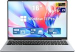 لابتوب العاب N95 (حتى 3.4GHz)، شاشة FHD 16 انش (1920 × 1200)، 16GB RAM 1TB SSD، بلوتوث، كيبورد باضاءة خلفية، ويندوز 11 برو