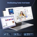 ⁦لابتوب العاب بشاشة FHD 16 انش وذاكرة RAM 16GB وSSD 512GB ومعالج N100 (حتى 3.4GHz)، ويندوز 11 اصدار احترافي، بلوتوث 5.0 HDMI، يدعم شحن نوع C، واي فاي، بطارية 5000mAh، رمادي⁩ - الصورة ⁦7⁩