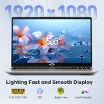⁦لابتوب العاب 15.6 انش FHD IPS ومعالج AMD رايزن 5 6600H و32GB DDR5 RAM و2TB SSD (افضل من i5-12450H حتى 4.5GHz)، وحدة معالجة رسومات جرافيكية 660M 6 نوى، 100 واط نوع C، بصمة اصبع، كيبورد باضاءة خلفية،⁩ - الصورة ⁦5⁩