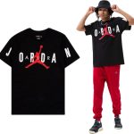 نايك تي شيرت رجالي 90J JD Air Stretch بأكمام قصيرة