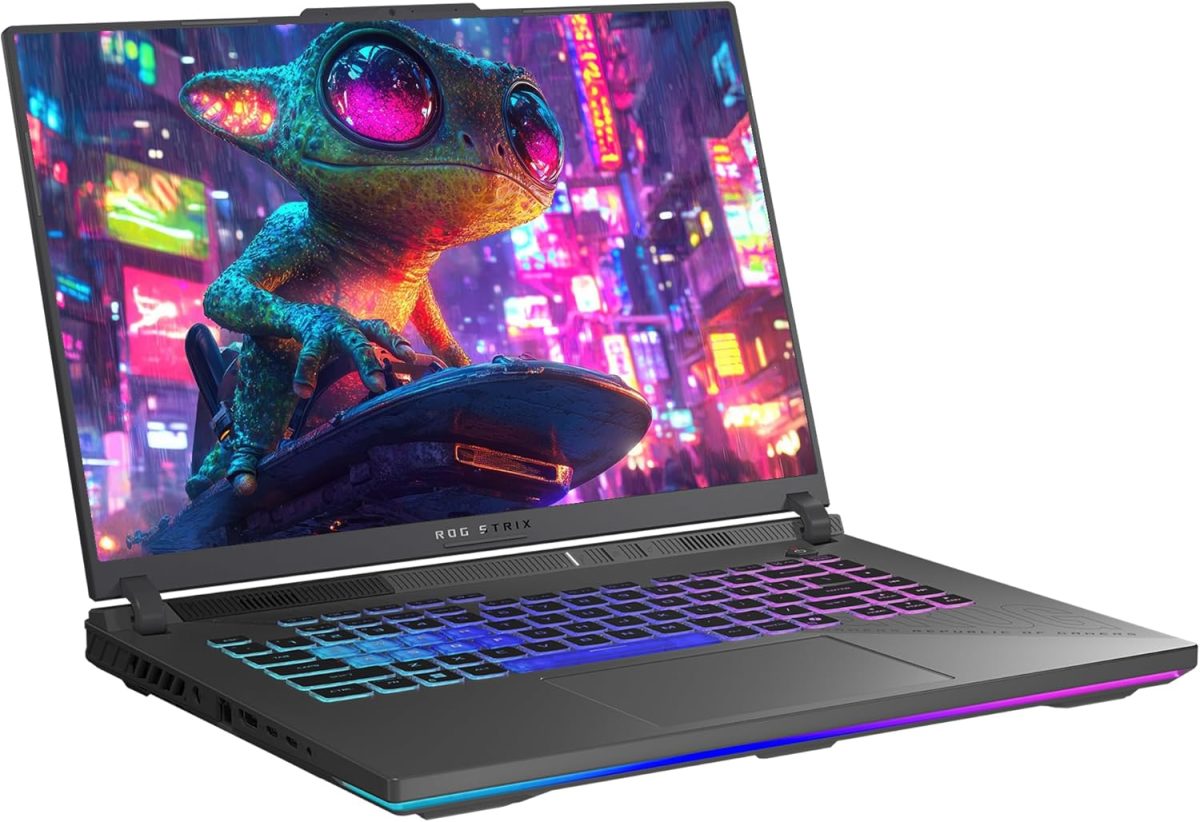 ⁦اسس لابتوب العاب روج ستريكس G16 بمعالج AMD رايزن 9-8940HX وذاكرة RAM DDR5 32GB وSSD PCIe 1TB وشاشة 16 انش WUXGA (1920x1200) 165Hz وانفيديا جي فورس RTX 5070Ti وكيبورد باضاءة خلفية RGB رباعي المناطق⁩ - الصورة ⁦6⁩