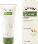 AVEENO، كريم الجسم، الترطيب اليومي، البشرة الجافة والحساسة، ١٠٠ مل