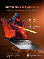 ⁦لابتوب العاب كايجر 2025 بمعالج AMD رايزن 7 6800H (8C/16T حتى 4.70GHz)، 16GB DDR5 512GB NVMe SSD، حتى 4TB، شاشة FHD 16 انش، واي فاي 6، كيبورد باضاءة خلفية، نوع C، مراوح مزدوجة⁩ - الصورة ⁦9⁩