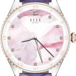 اللي ساعة ذكية اموليد 1.19 انش للنساء من سوليل، مكالمات بلوتوث، متعددة اللغات، شحن لاسلكي، تتبع اللياقة البدنية، IP68، متوافقة مع iOS/Android، اطار فضي وحزام جلدي ارجواني + 2 سوار فاخر