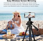 ⁦MAGEX Phone Vlog Selfie Monitor Screen, 4" Wireless Magnetic Selfie Screen for iPhone Android Back Camera Monitor for 4K Recording Selfie Vlog Live Stream TikTok, WiFi Uninterrupted⁩ - الصورة ⁦4⁩