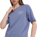 تي شيرت للنساء من قماش قطني ناعم، قصة فضفاضة، مريح وانيق للانشطة الخارجية والمرح الصيفي