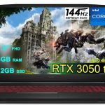 MSI لابتوب العاب كاتانا GF76 17 بشاشة 17.3 انش FHD IPS 144Hz ومعالج انتل ثماني النواة i7-11800H جيل 11 وRAM 16GB وSSD 512GB وبطاقة جيفورس RTX 3050 Ti 4GB باضاءة خلفية USB-C ناهيميك ويندوز 10 اسود +