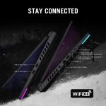 ⁦اسس لابتوب روج ستريكس G16 للالعاب 2023 بشاشة 16.1 انش FHD + 165Hz كور i7-13650HX 16GB 512GB انفيديا جيفورس RTX 4060 8GB بطاقة رسومات RGB خلفية مفتاح انجليزي ويندوز 11 رمادي مع اقتباسات العاب نيون⁩ - الصورة ⁦8⁩