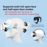 ⁦Globular Cluster F3 V3 Magnetic Facial Interface for Quest 3, Flexible and Adaptive Frame with Multi-Material Pads, Not Compatible with Quest 3S or Official Charging Dock⁩ - الصورة ⁦4⁩