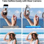 ⁦MAGEX Phone Vlog Selfie Monitor Screen, 4" Wireless Magnetic Selfie Screen for iPhone Android Back Camera Monitor for 4K Recording Selfie Vlog Live Stream TikTok, WiFi Uninterrupted⁩ - الصورة ⁦2⁩