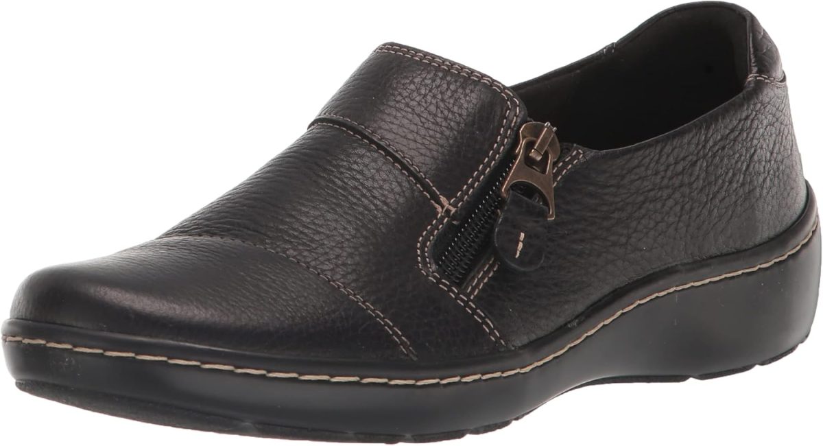 حذاء Clarks Cora Harbor نسائي بدون كعب, أسود, AD TEMPLATE SIZE
