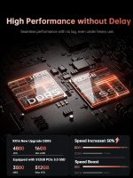 ⁦لابتوب العاب رايزن 7 6800H من ايس ماجيك بتردد يصل الى 4.7GHz وذاكرة RAM 16GB DDR5 4800 MHz وSSD 512GB وشاشة FHD مقاس 16 انش وكيبورد مضيء وواي فاي 6 وغطاء معدني⁩ - الصورة ⁦2⁩