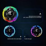 ⁦مبرد موبايل للالعاب من ماج-سيف، مروحة تبريد للايفون والطقس الحار، مروحة تبريد محمولة بالوان الفضاء اللوني ار جي بي، مروحة تبريد للجوال، لاجهزة ايفون/اندرويد⁩ - الصورة ⁦7⁩