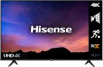 هايسينس تلفزيون ذكي 75A6GTUK (75 انش) 4K UHD مع دولبي فيجن HDR ودي تي اس فيرتشوال اكس ويوتيوب ونتفليكس وبلوتوث وواي فاي (2021) اصدار عالمي