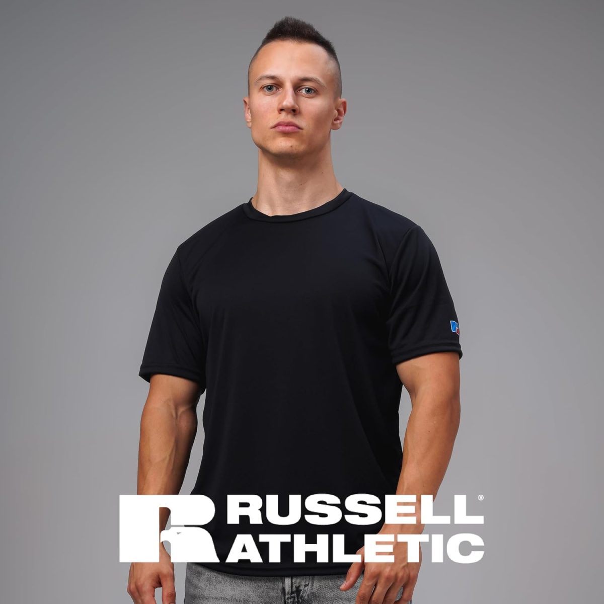 ⁦تيشيرت Russell Athletic رجالي الأداء⁩ - الصورة ⁦7⁩