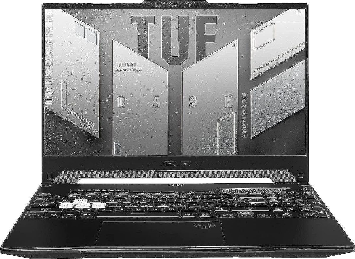 لابتوب العاب اسوس تاف داش FX517Z بشاشة 15.6 انش 144Hz ومعالج انتل كور i7-12650H الجيل 12 وذاكرة RAM DDR5 سعة 16GB وSSD PCIe 512GB وانفيديا RTX 3070 8GB وويندوز 11 هوم