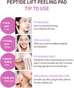 ⁦تيرازدن وسادات تقشير الوجه الكورية للعناية بالبشرة 60 قطعة - مضادة للشيخوخة وتجديد شبابها مع الببتيد الاحماض الامينية، وسادات تقشير لطيفة للوجه⁩ - الصورة ⁦5⁩