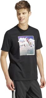 ⁦adidas Men Landscape Badge Graphic T-Shirt⁩ - الصورة ⁦2⁩