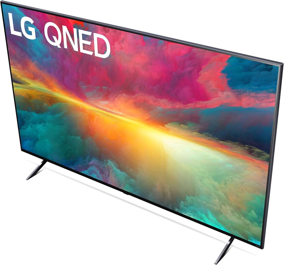 ⁦LG تلفزيون ذكي QNED75 من سلسلة QNED75 مقاس 75 بوصة LED 75QNED75URA، 2023 - تلفزيون 4K يعمل بالذكاء الاصطناعي، اليكسا مدمج، ازرق فاتح⁩ - الصورة ⁦8⁩