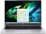 ايسر لاب توب اسباير لايت AL14 الجيل 13 انتل كور i5-1334U 10 نواة حتى 4.6GHz/16GB DDR5 RAM/512GB SSD/بطاقة رسومات انتل ايرس XE/شاشة 14 انش WUXGA IPS سليمبورد/ويندوز 11 هوم/واي فاي-6/فضي نقي