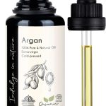 اروما تييرا زيت ارجان مغربي نقي 100% وعضوي ومعصور على البارد - لنمو الشعر المجعد والوجه والبشرة والجسم والاظافر والزوائد اللحمية - 30 مل