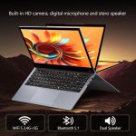 ⁦لابتوب العاب 2 في 1 بشاشة لمس 15.6 انش ومعالج AMD R3-3200U (حتى 3.5GHz) وRAM 16GB وSSD 512GB RJ45 وواي فاي 5 وبلوتوث 5.1 وHDMI وكيبورد باضاءة خلفية AMD راديون فيجا 3 ويندوز 11 برو من دانهو⁩ - الصورة ⁦5⁩