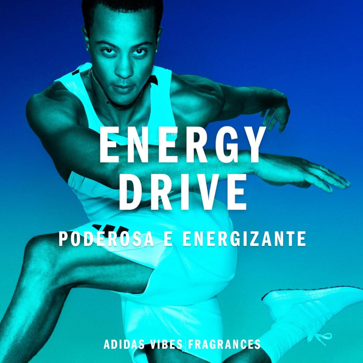 ⁦Adidas Vibes Energy Drive Eau de Parfum For All, Energising and Stimulating, Long Lasting Fragrance, Cardamom and Pink Pepper 100ml (3.3oz)⁩ - الصورة ⁦3⁩