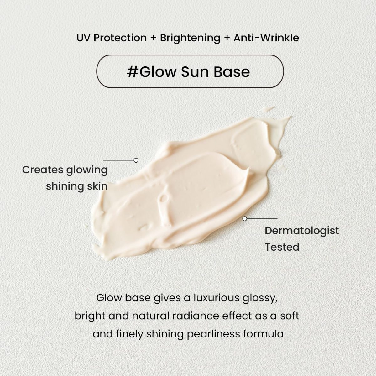 ⁦Heimish، Artless، Glow Base ، SPF 50 + / PA +++ ، 40 مل⁩ - الصورة ⁦3⁩