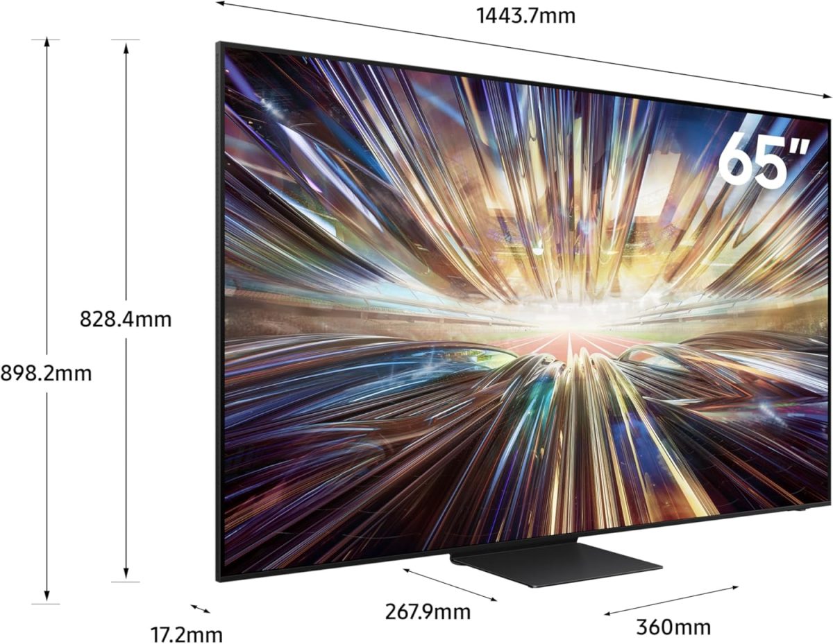 ⁦سامسونج تلفزيون نيو QLED 65 بوصة، QN800D، 8K، ميني LED، ترقية 8K بالذكاء الاصطناعي، تقنية كوانتوم ماتريكس برو، تلفزيون سامسونج بلس، تلفزيون تايزن الذكي، QE65QN800DUXZN (مجدد)⁩ - الصورة ⁦2⁩